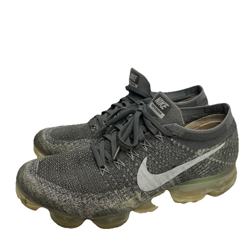 Nike Air VaporMax Asphalt Wolf Gray Running Shoes Sz 10 849558-002 Mens